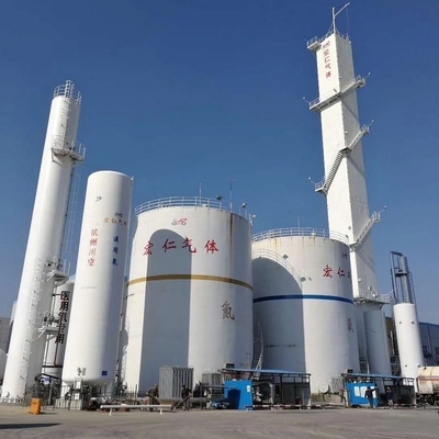 99,6% LO2 99,999% LN2 99,999% LAr Small Air Separation Unit ASU criogênico