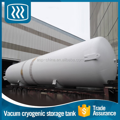 O vácuo de Q245-R 06Cr19Ni10 isolou os tanques de armazenamento criogênico 2900kg