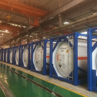 Tanque portátil T11 T22 do UN do LAr R134a de LO2 LN2 24800 litros