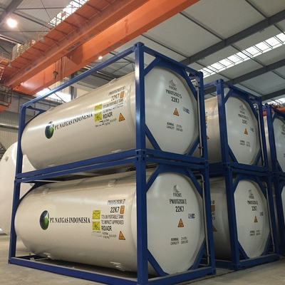 Recipiente 40ft do tanque de armazenamento criogênico de WH590E T50 20ft BV CCS