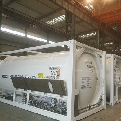 Recipiente 40ft do tanque de armazenamento criogênico de WH590E T50 20ft BV CCS